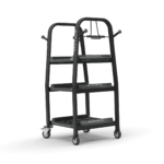 Matrix Fitness Connexus 3-Shelf Storage Cart | Equipo Comercial
