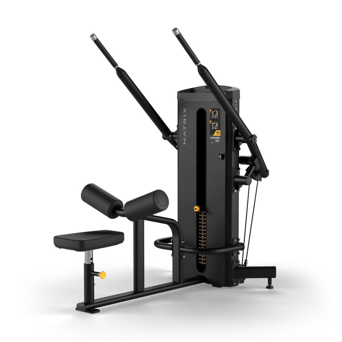 go-series-lat-pulldown_1.png Matrix Fitness GO SERIES Lat Pulldown | Equipo de Fuerza - Imagen 1
