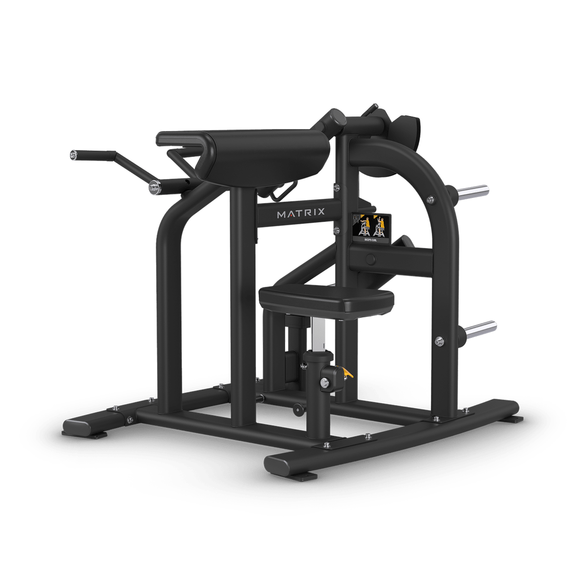 magnum-elevated-biceps-curl_1.png Matrix Fitness Magnum Elevated Biceps Curl | Equipo de Fuerza - Imagen 1