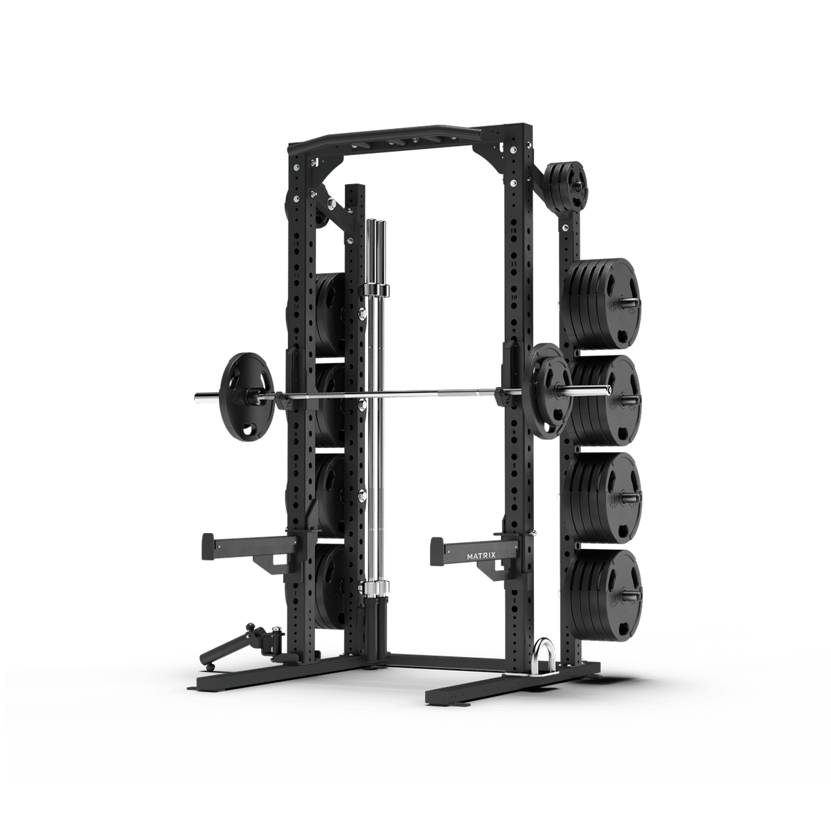 magnum-mx-half-rack_1.png Matrix Fitness MAGNUM MX Half Rack | Equipo de Fuerza Profesional - Imagen 1