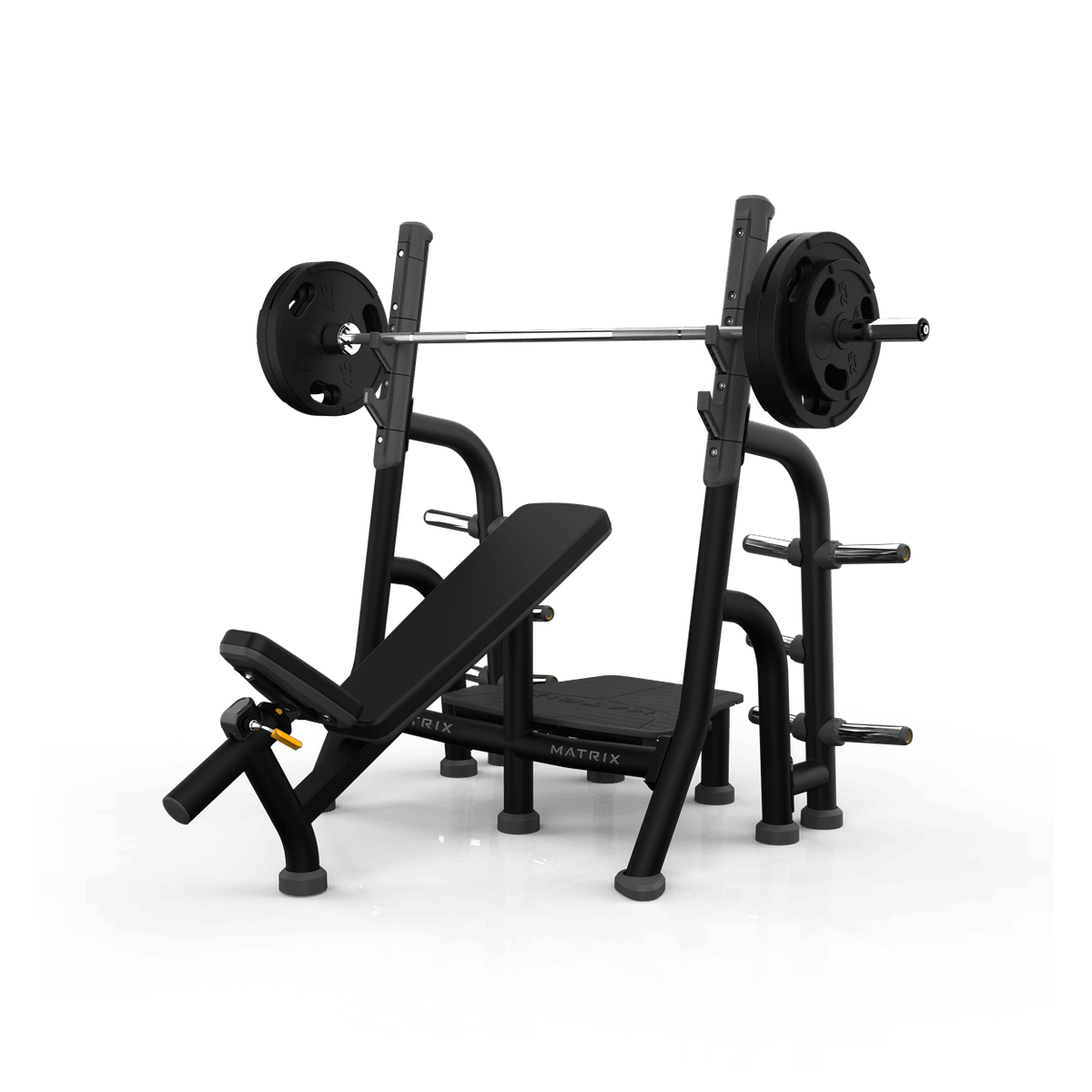 magnum-olympic-incline-bench_1.png Matrix Fitness Magnum Olympic Incline Bench | Equipo Comercial - Imagen 1