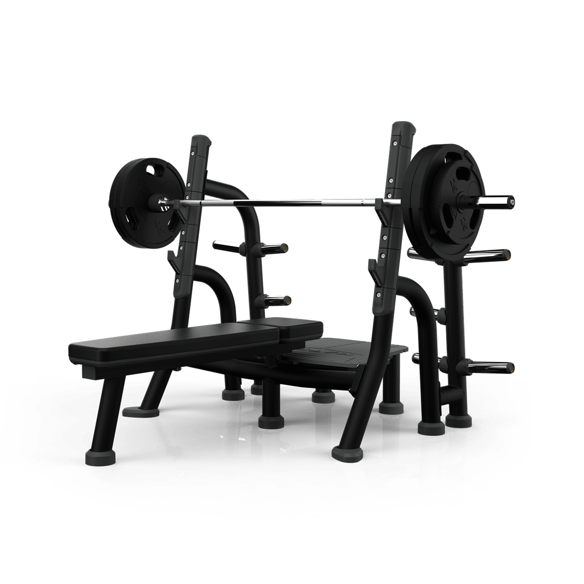 magnum-olympic-flat-bench_1.png Matrix Fitness Magnum Olympic Flat Bench | Equipo de Fuerza - Imagen 1