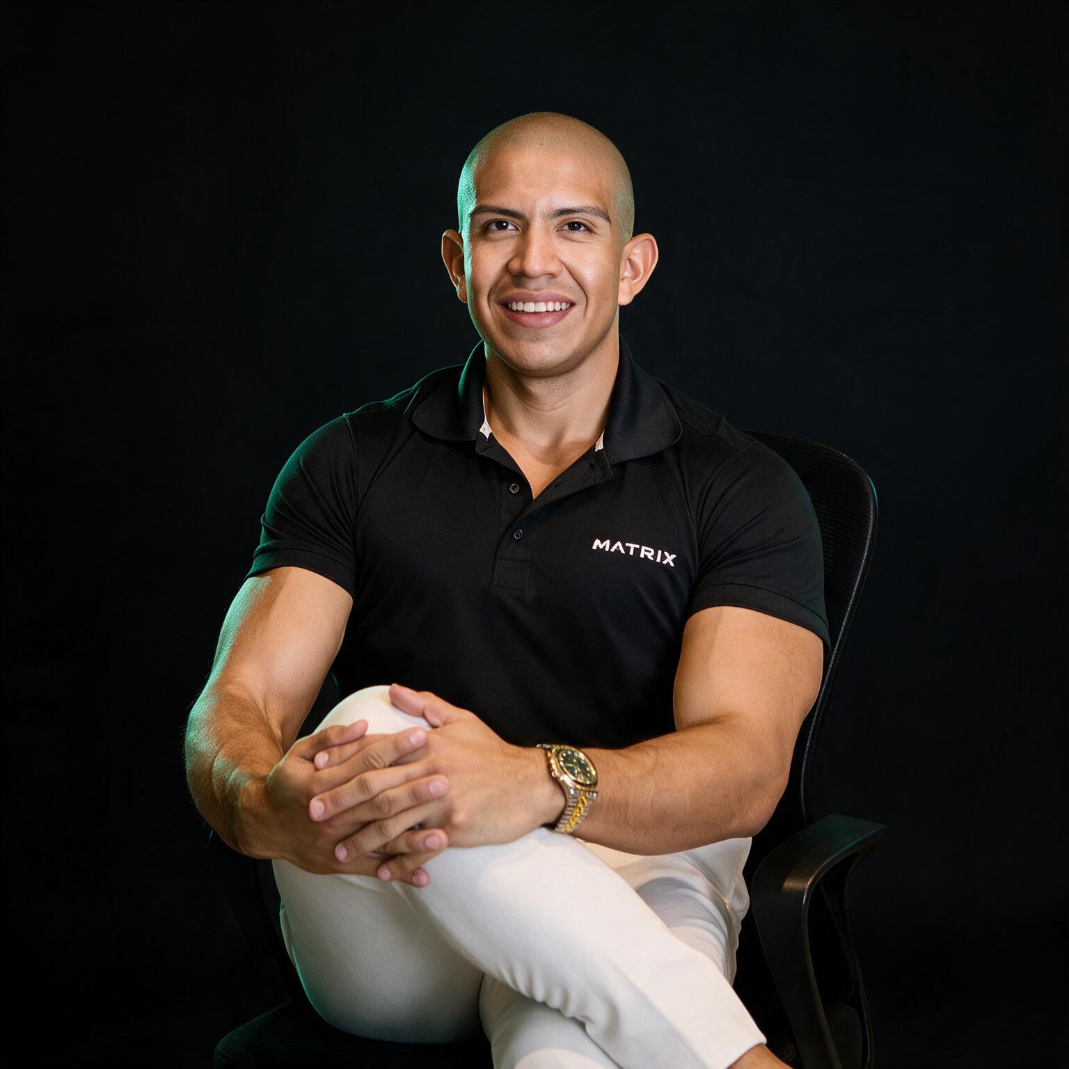 Gad Esparza, representante Matrix Fitness y Armada Strength